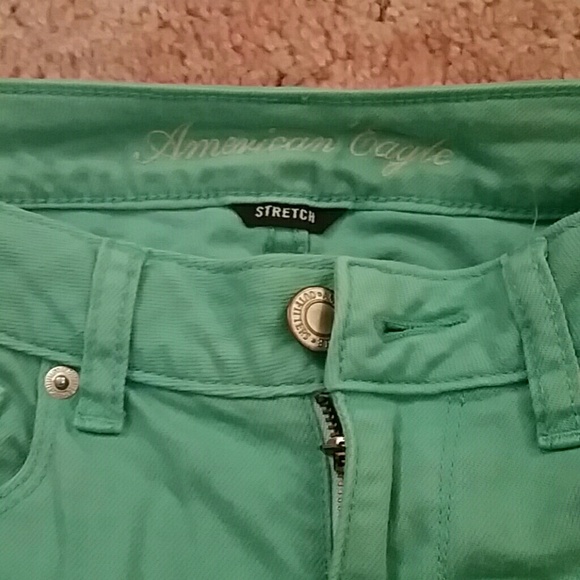 Green skinny jeans! - Picture 4 of 4